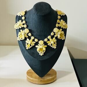 J. Crew Cream & White Opaque Statement Necklace